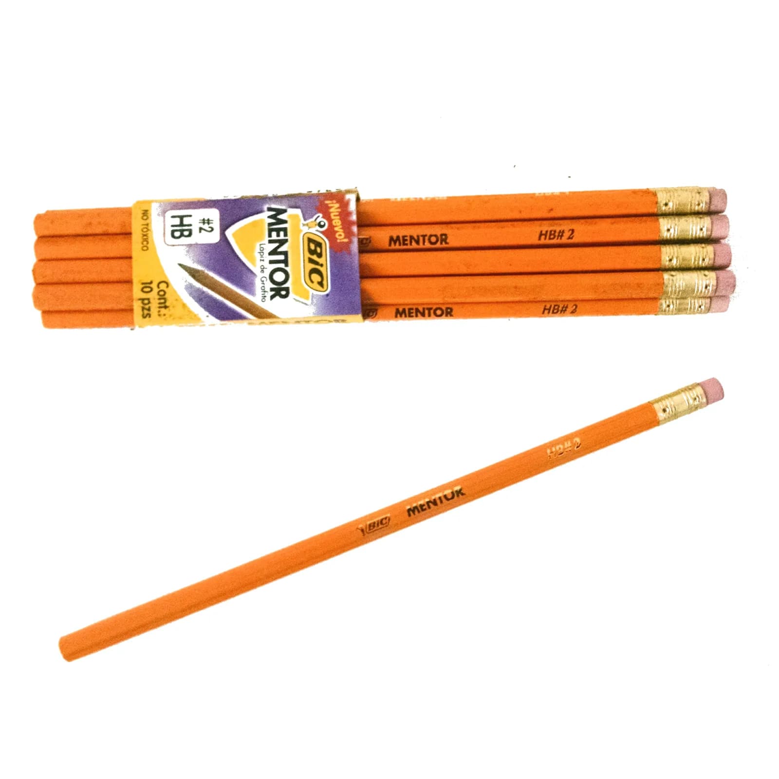 Lapiz Bic Mentor Grafite Unico — imagen 3 de 3