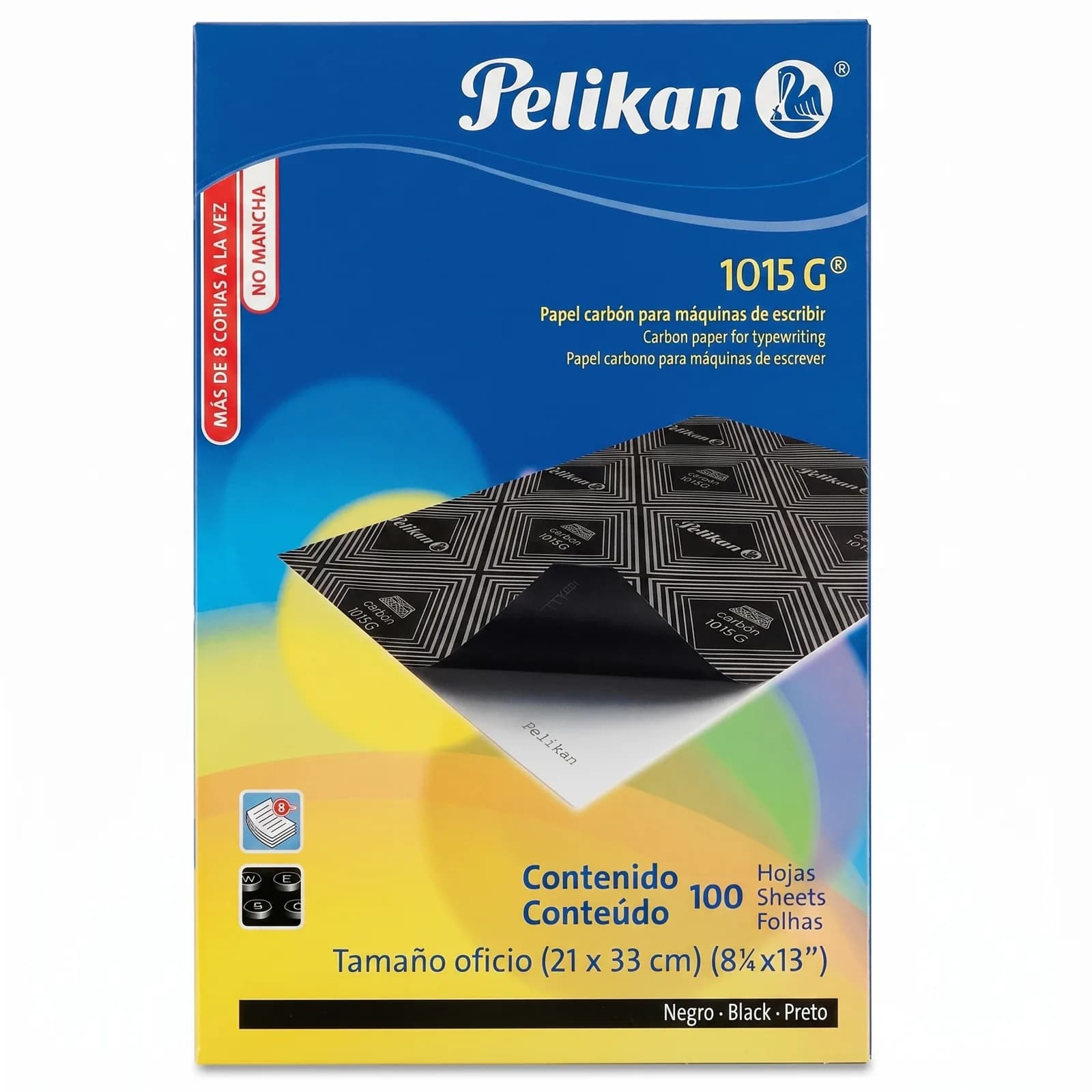 Cuaderno Pelikan Negro Oficio