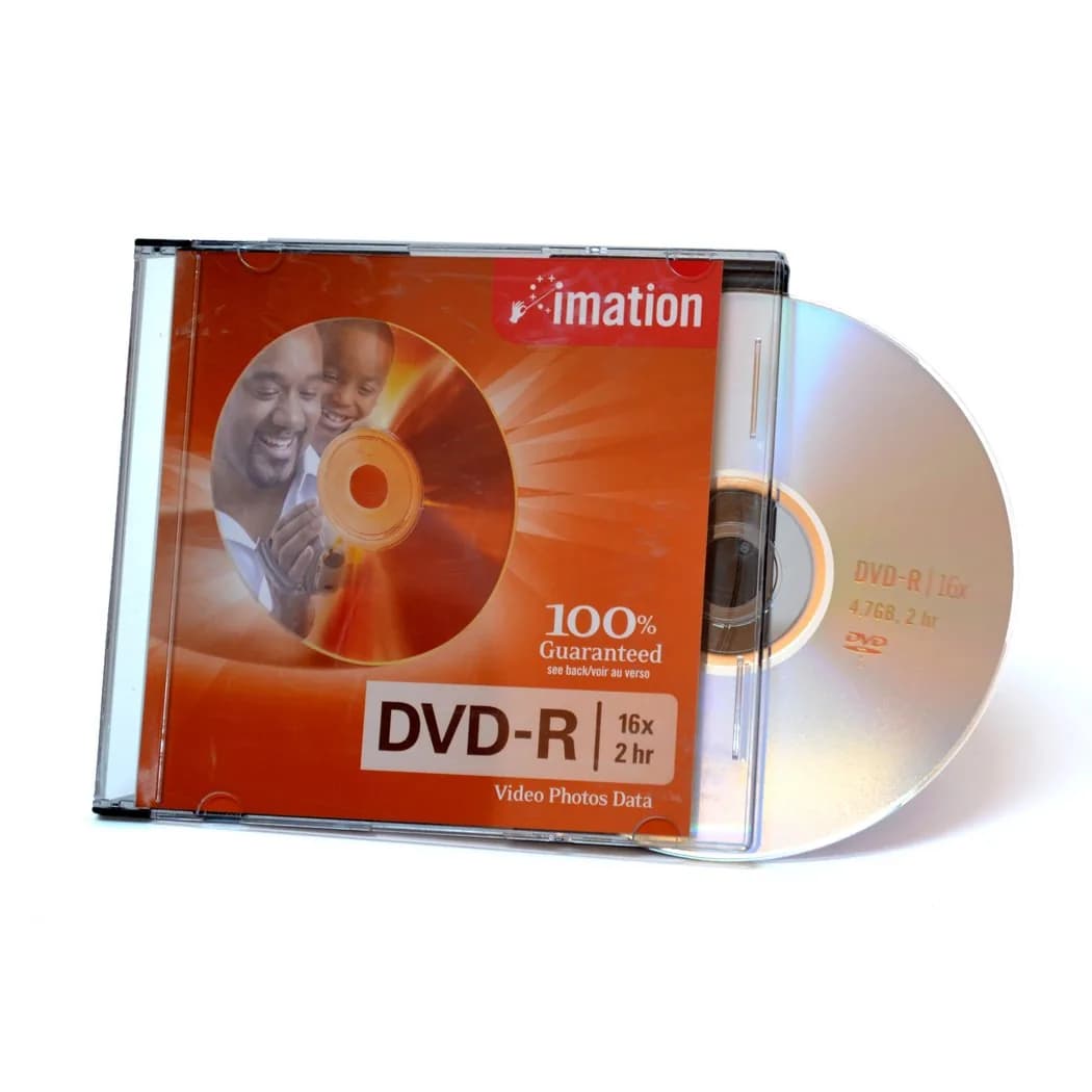 DVD R Imation 4.7 GB con caja 1-16x — imagen 2 de 2