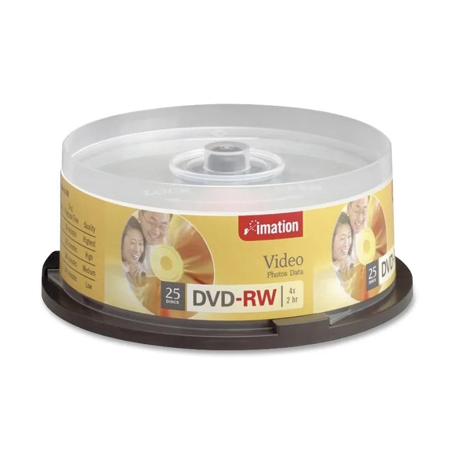 Disco DVD RW Verbatim 4.7 GB con caja — imagen 2 de 2