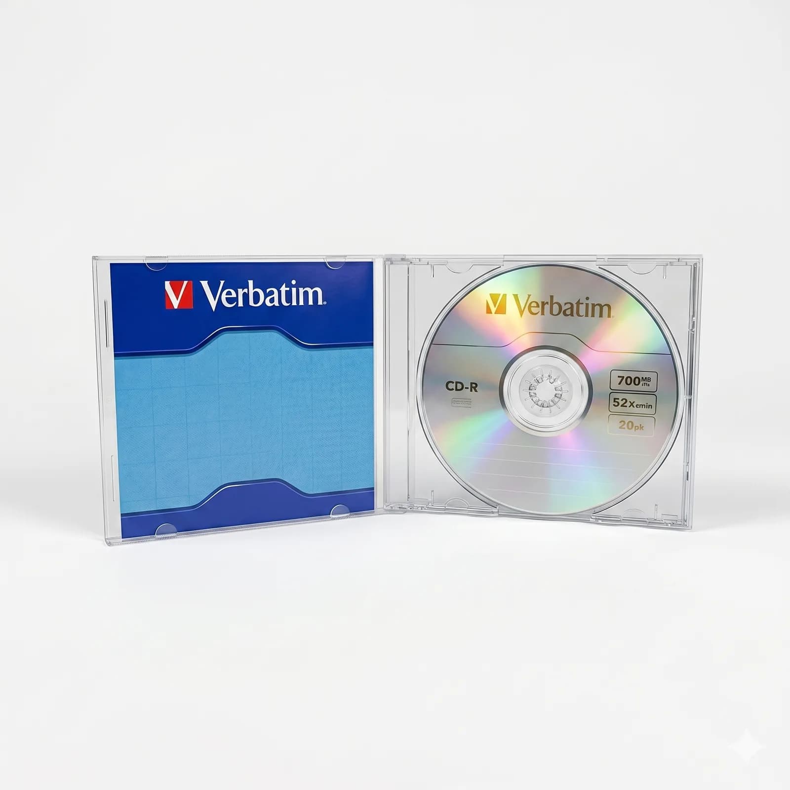 CD-R Verbatim 700MB Plateado 52x