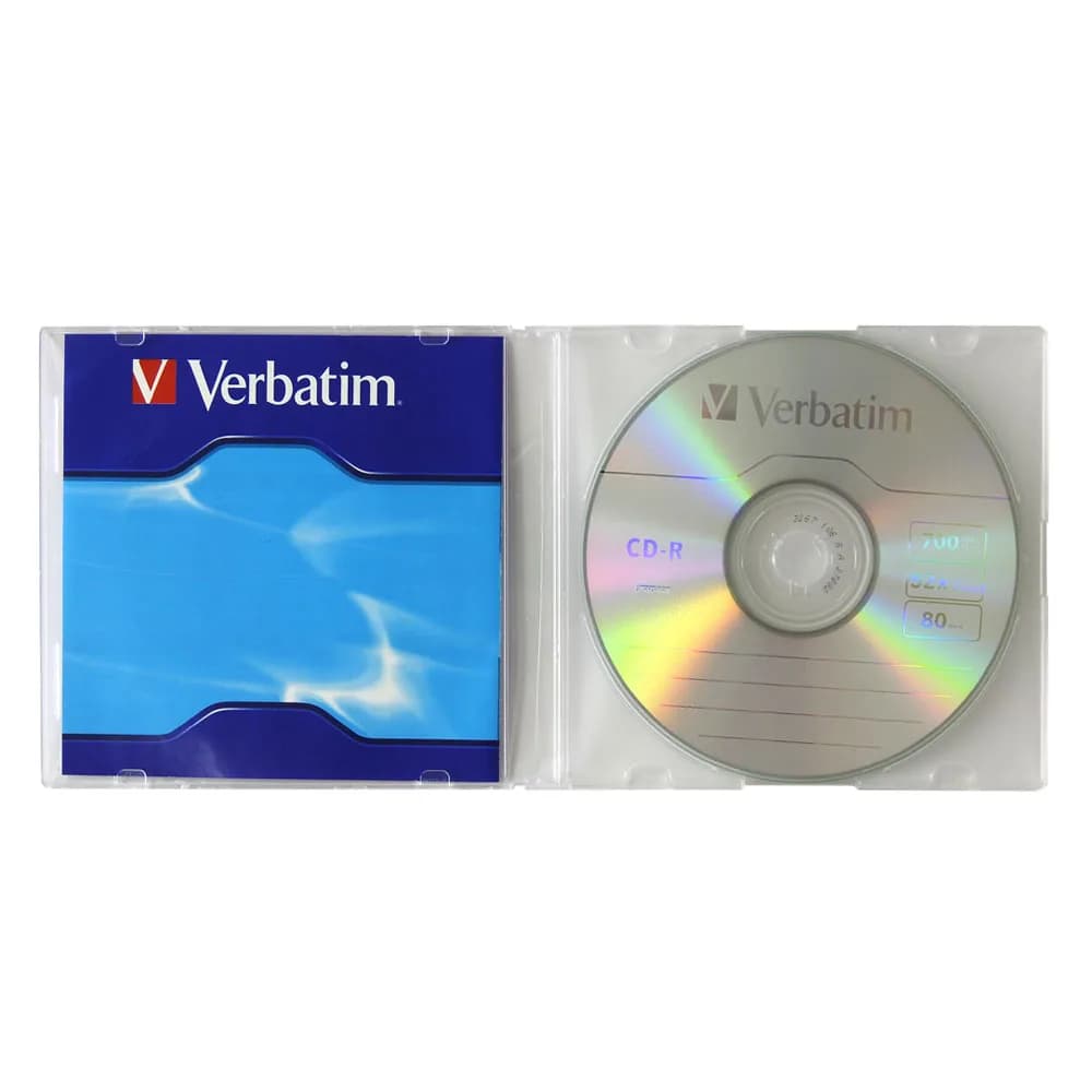 CD-R Verbatim 700MB Plateado 52x — imagen 3 de 4