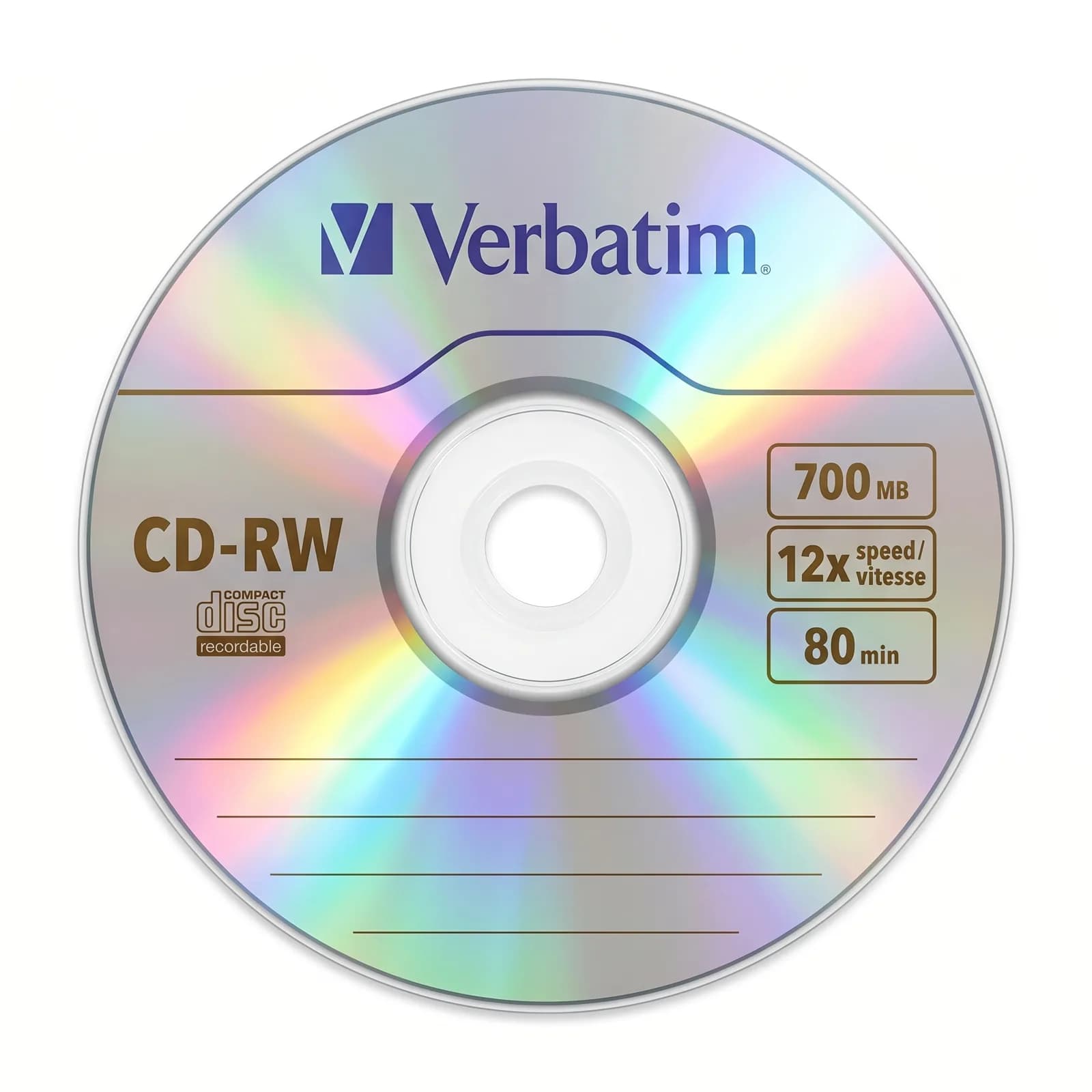 CD-RW Verbatim 700MB Verde