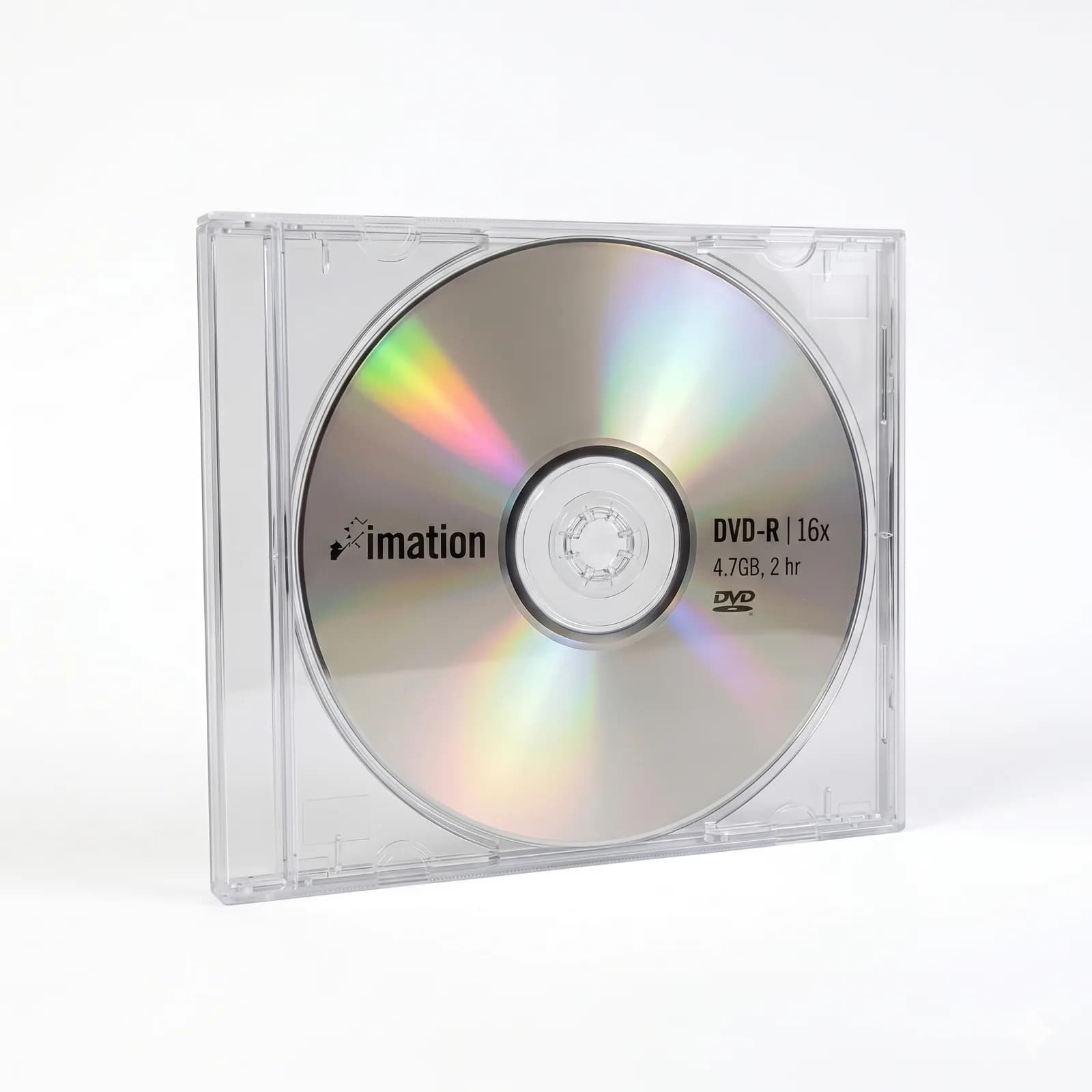 Disco DVD R Imation 4.7 GB con caja slim 16x